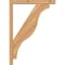 Ekena Millwork Funston Block Smooth Bracket w/ Offset Brace, Western Red Cedar, 3 1/2"W x 20"D x 28"H BKT0402X20X28FST05SWR - alternate 4